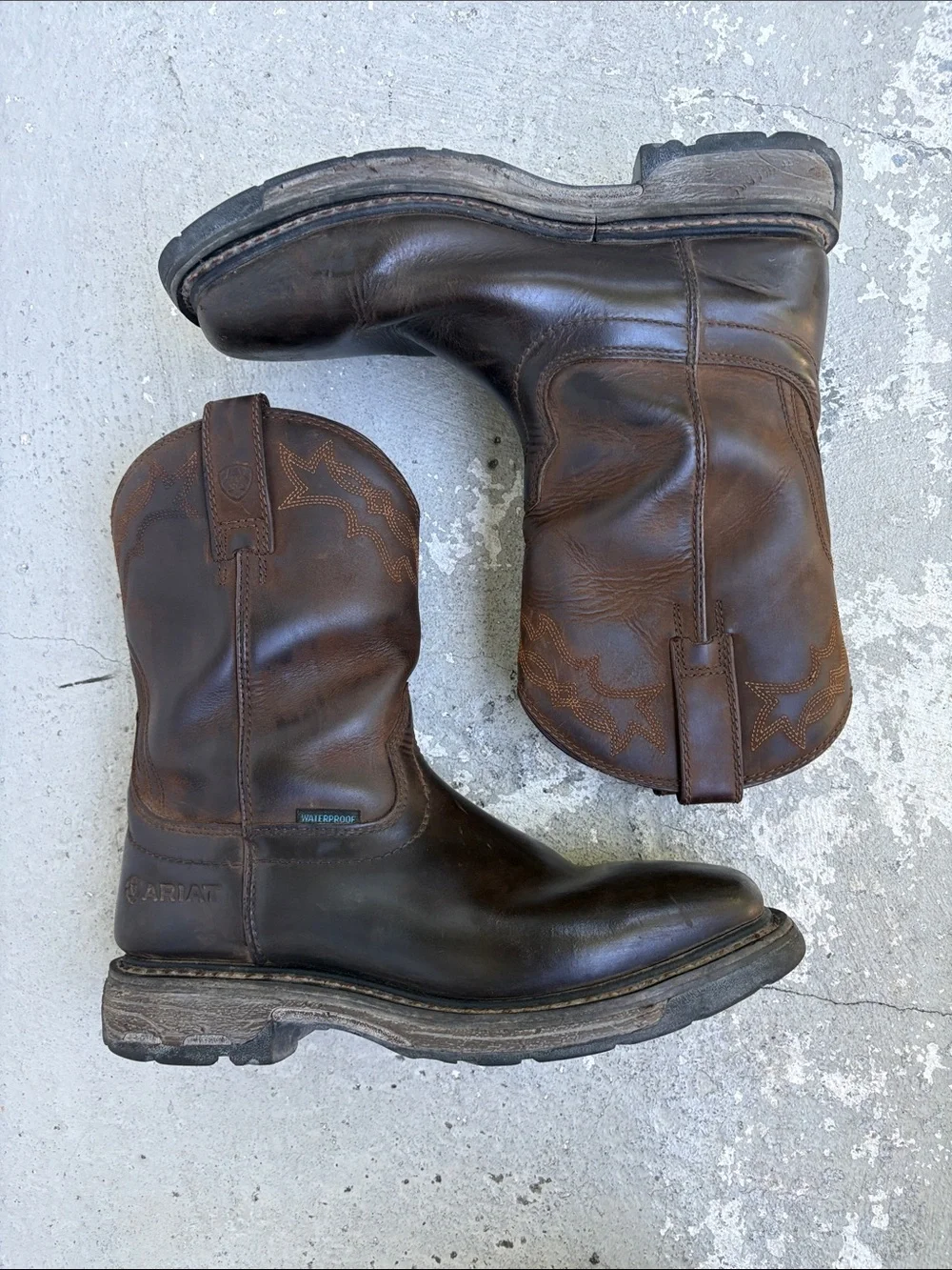 Ariat waterproof work boots